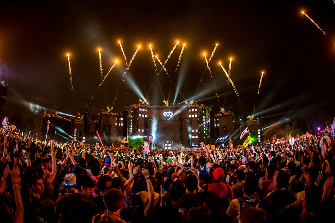 Fireworks over circuitGROUNDS