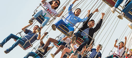 Chair swing ride