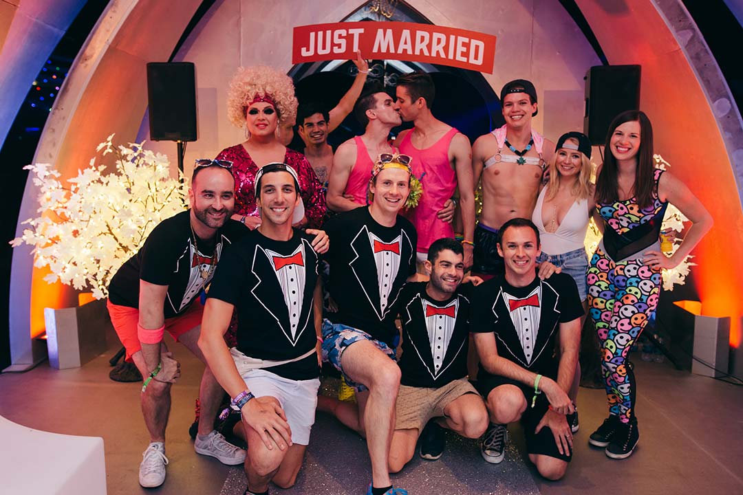 This is how EDC does bridal parties.