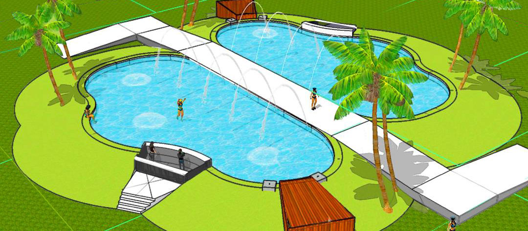 Oasis Pool concept drawing