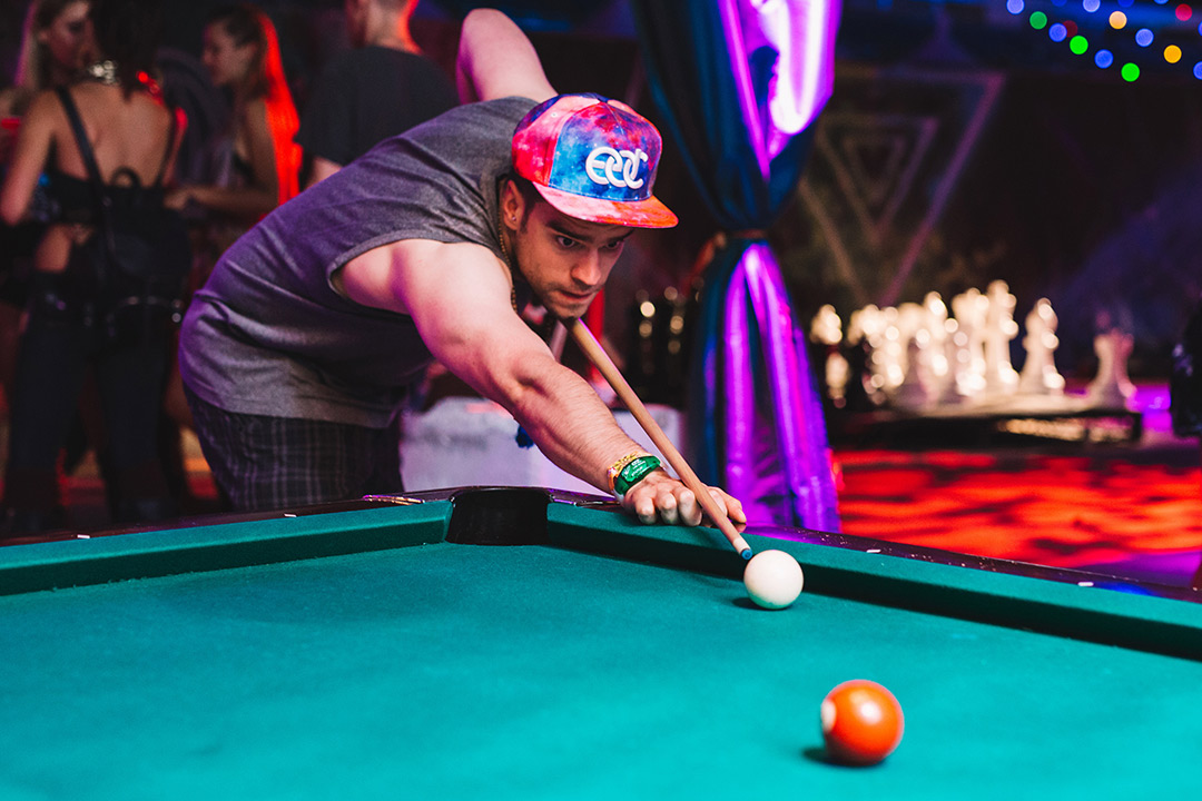 In between catching your favorite sets, why not work on your pool game?