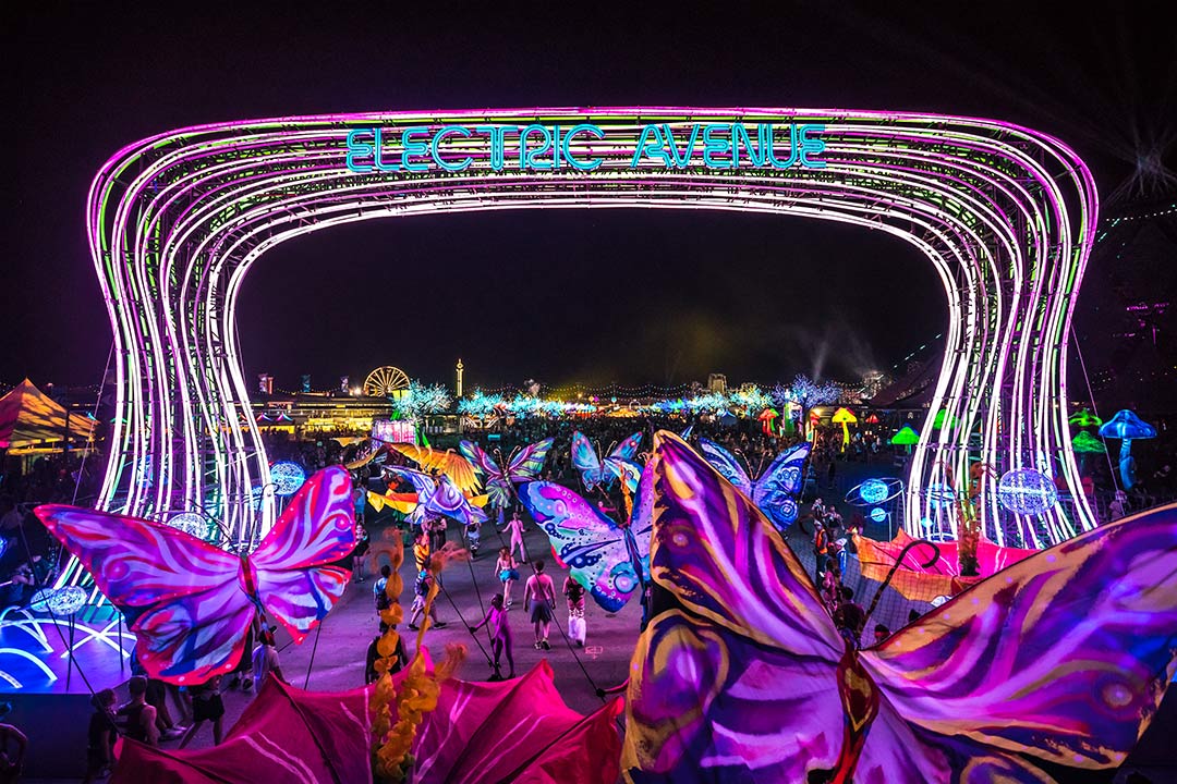 Electric Avenue is the gateway to neonGARDEN and circuitGROUNDS.