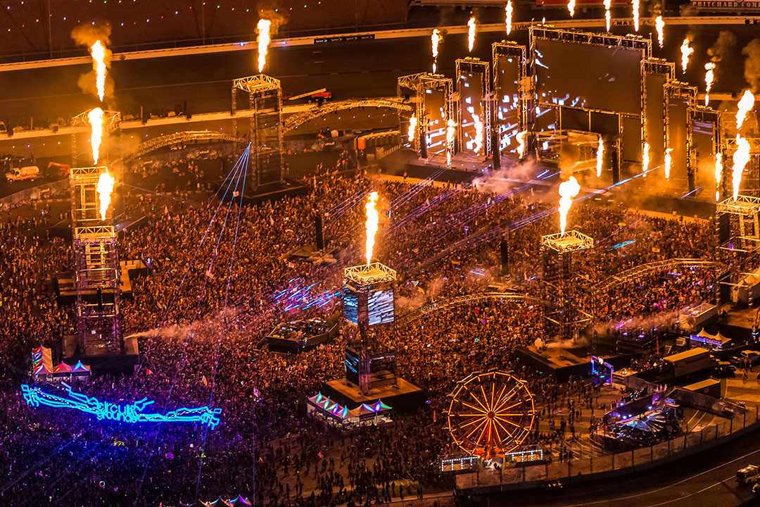 circuitGROUNDS stage at EDC Las Vegas