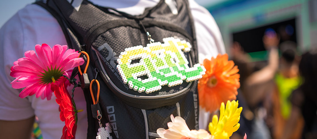 Backpack with an EDC perler