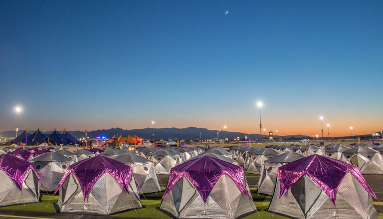 Desert Rose ShiftPod Camping – EDC Las Vegas 2020