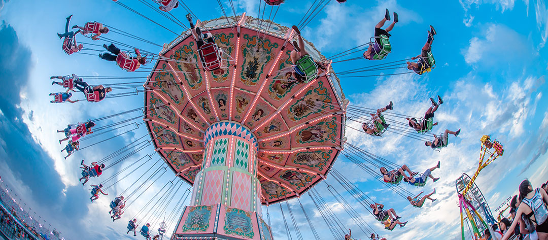Chair swing ride