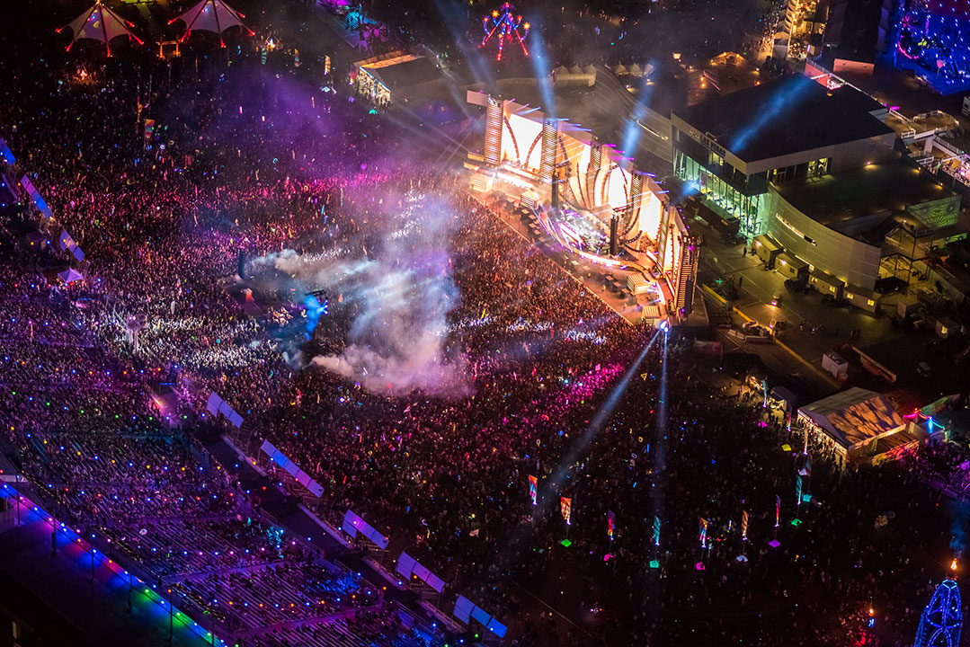 aerial shot of cosmicMEADOW