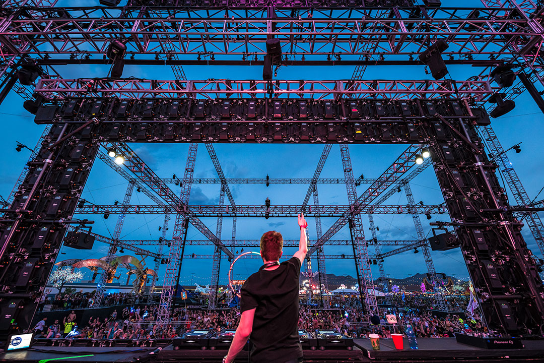 A view from the booth