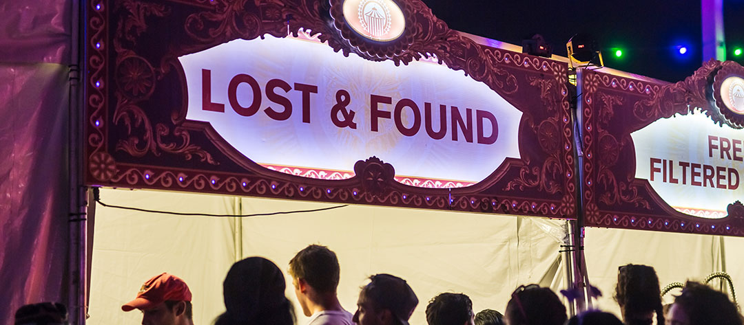 The Lost & Found booth