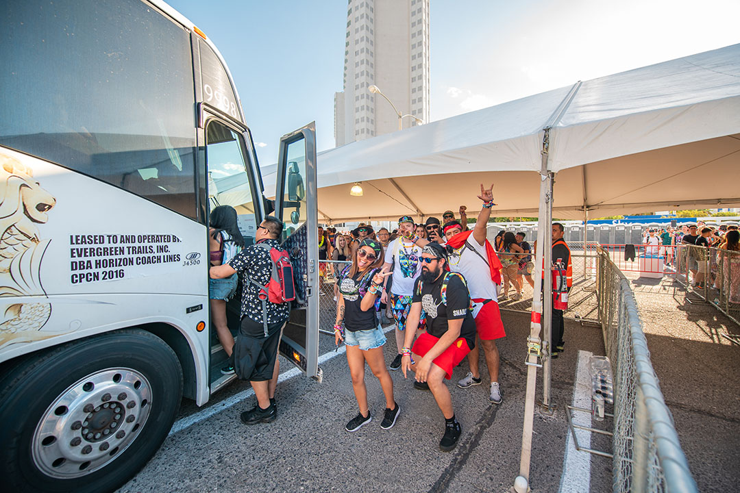 Headliners excited to get on the shuttle to EDC