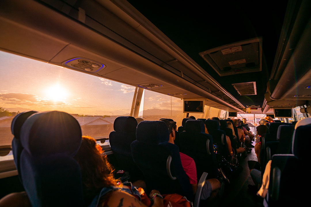 Headliners on shuttle excited to get to EDC