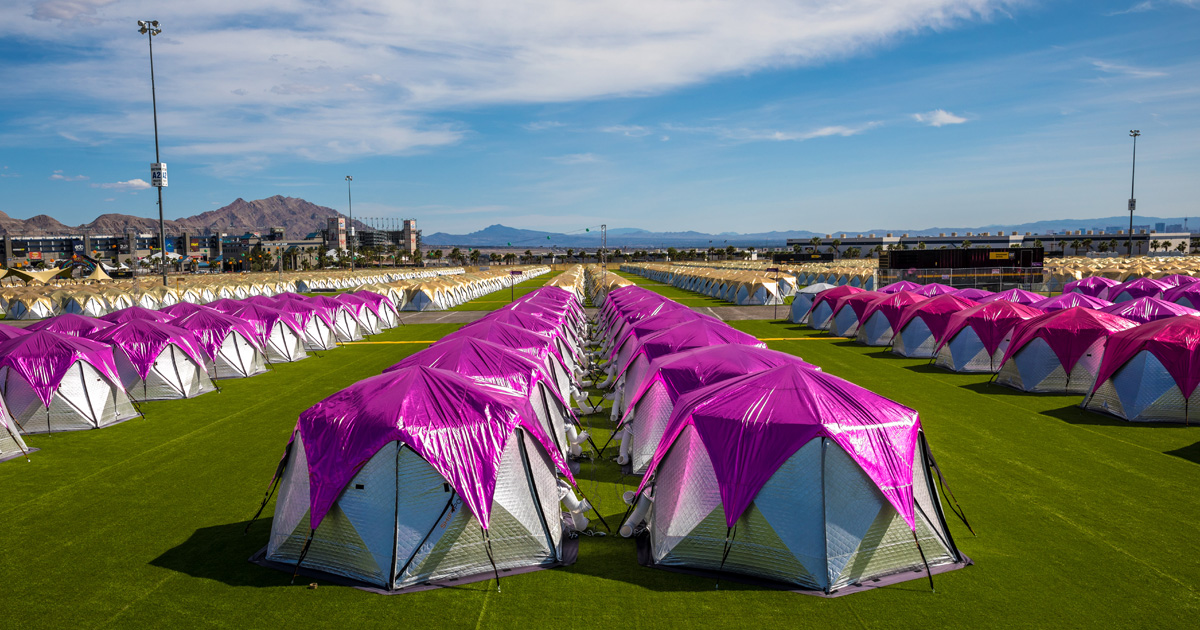 Desert Rose ShiftPod Camping – EDC Las Vegas 2023
