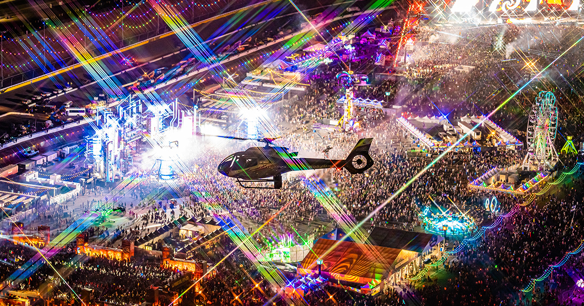 Helicopters EDC Las Vegas 2025