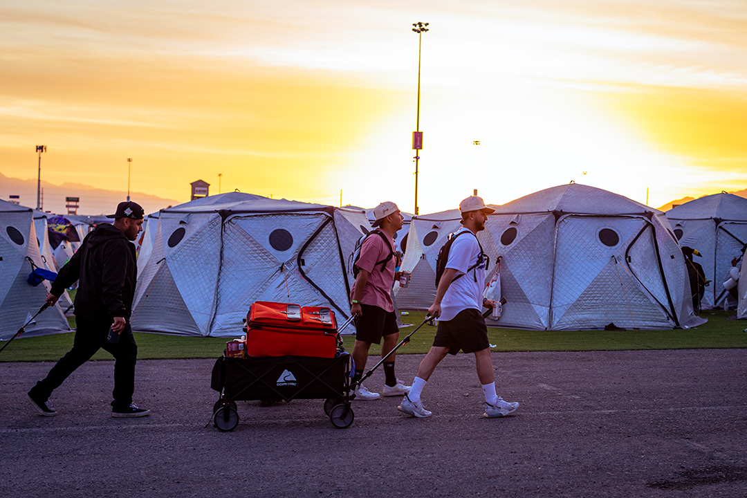 Desert Rose ShiftPod Camping EDC Las Vegas 2024