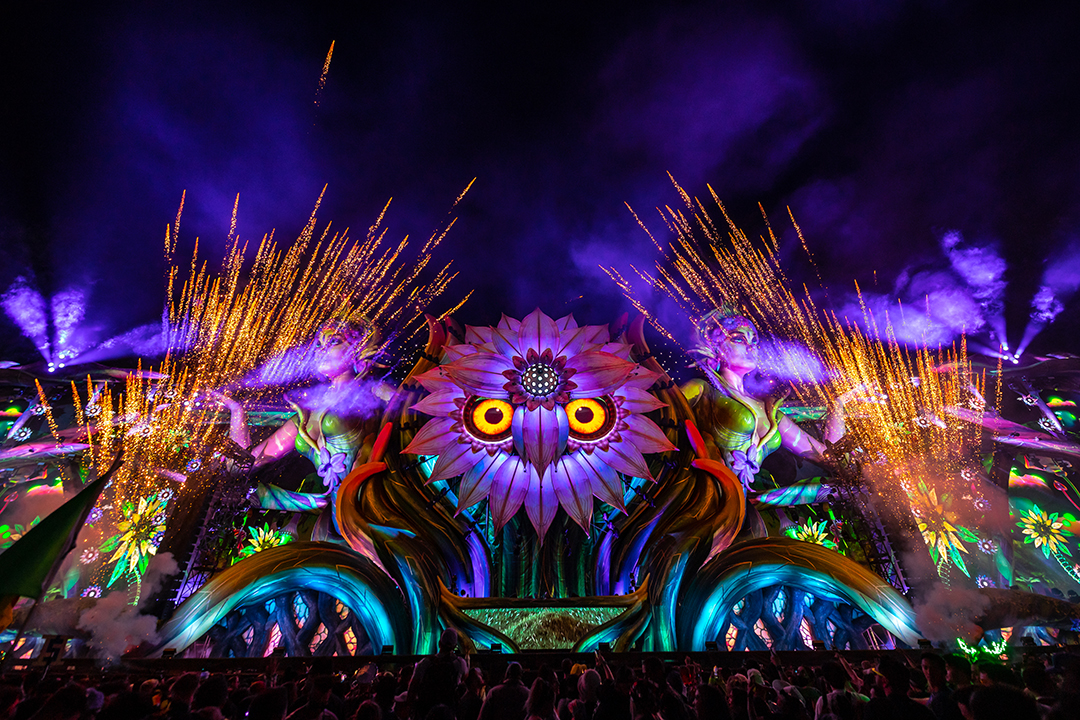 electric daisy carnival background