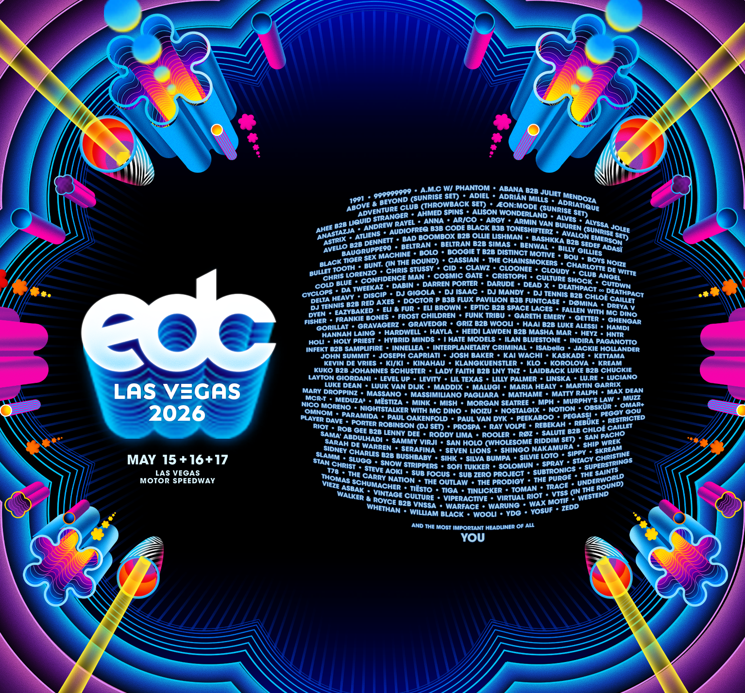 Electric Daisy Carnival (EDC) at Las Vegas Motor Speedway