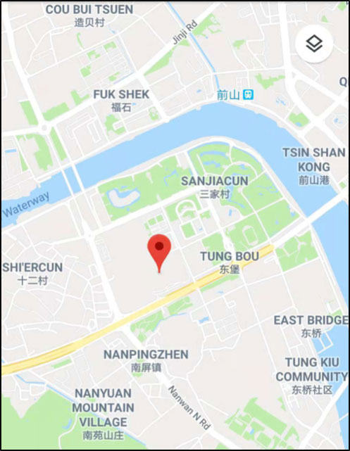 map of Huafa station