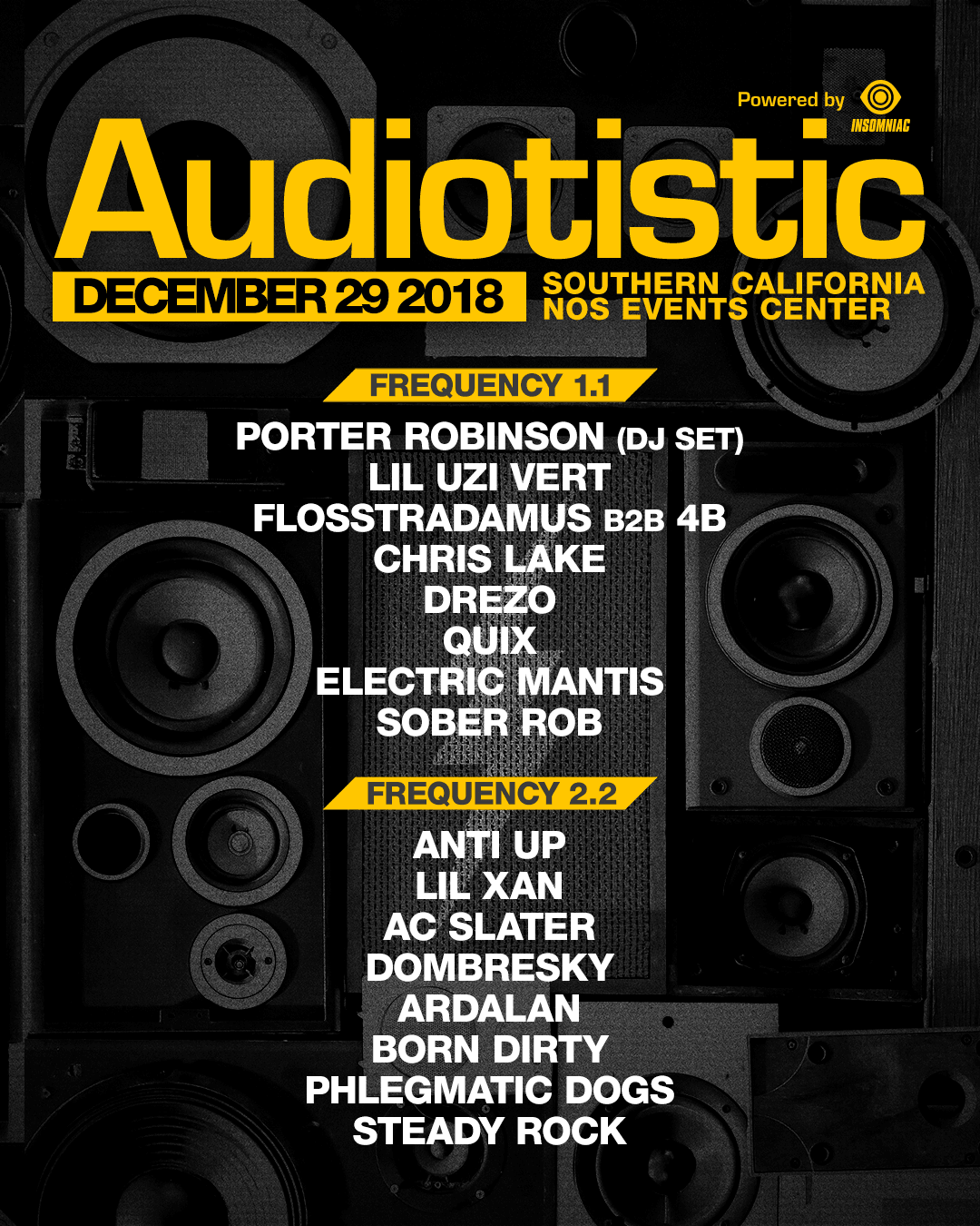 Audiotistic Socal 2018 Lineup!