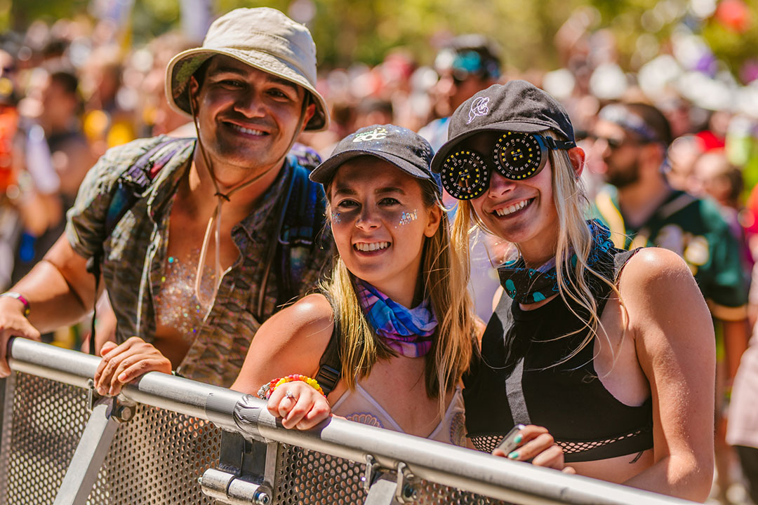 Headliners in the front row