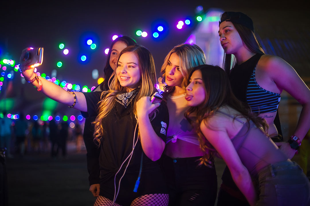 Women pose for a photo
