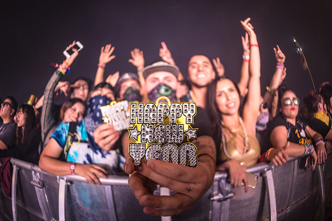 Fans in the front row
