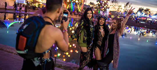Women pose for a photo