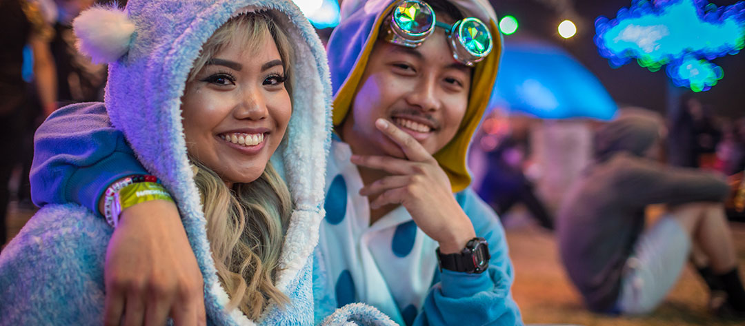 Two Headliners in onesies