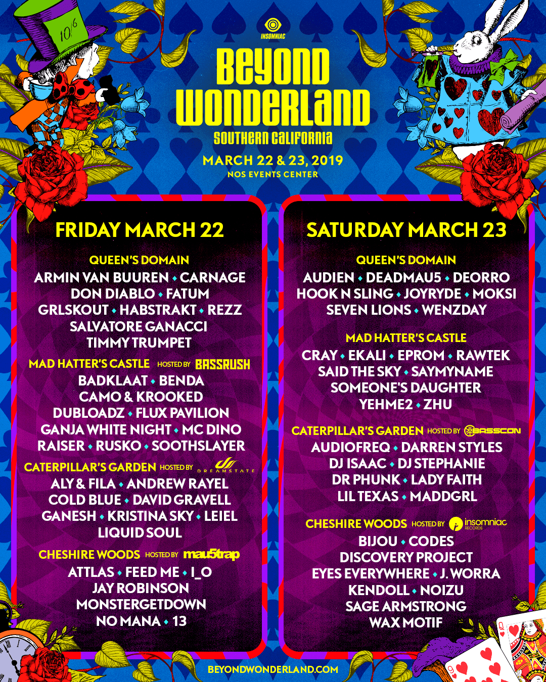 4 "Can'tMiss" Artists at Beyond Wonderland SoCal