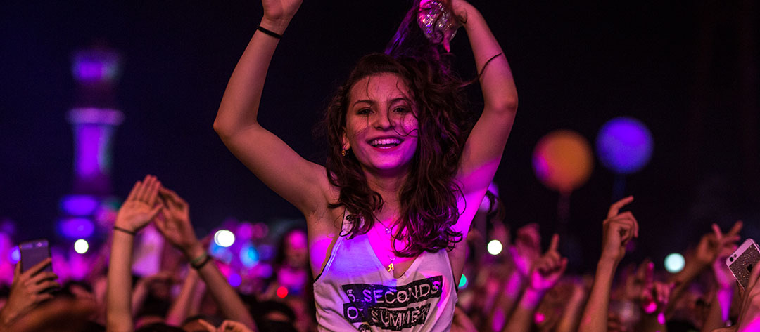 A smiling girl