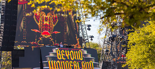 The DJ booth