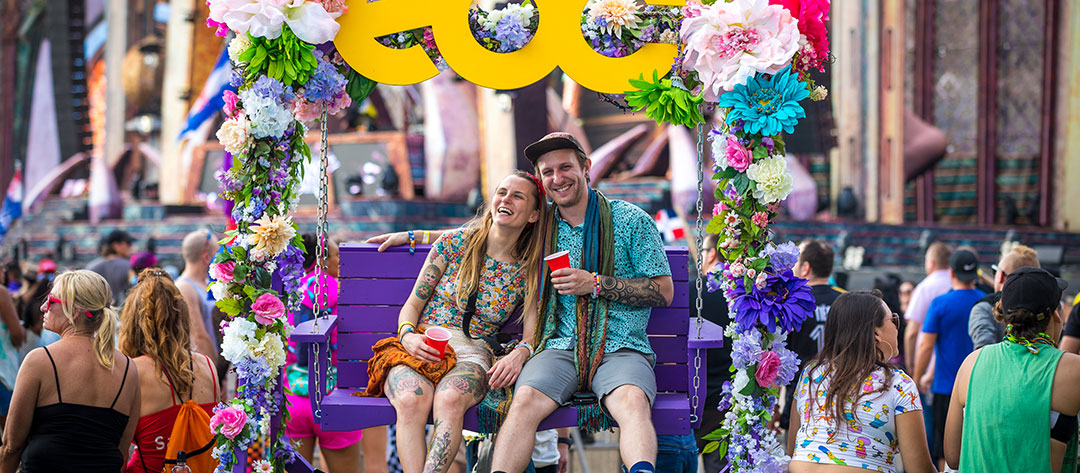 Couple on a bench