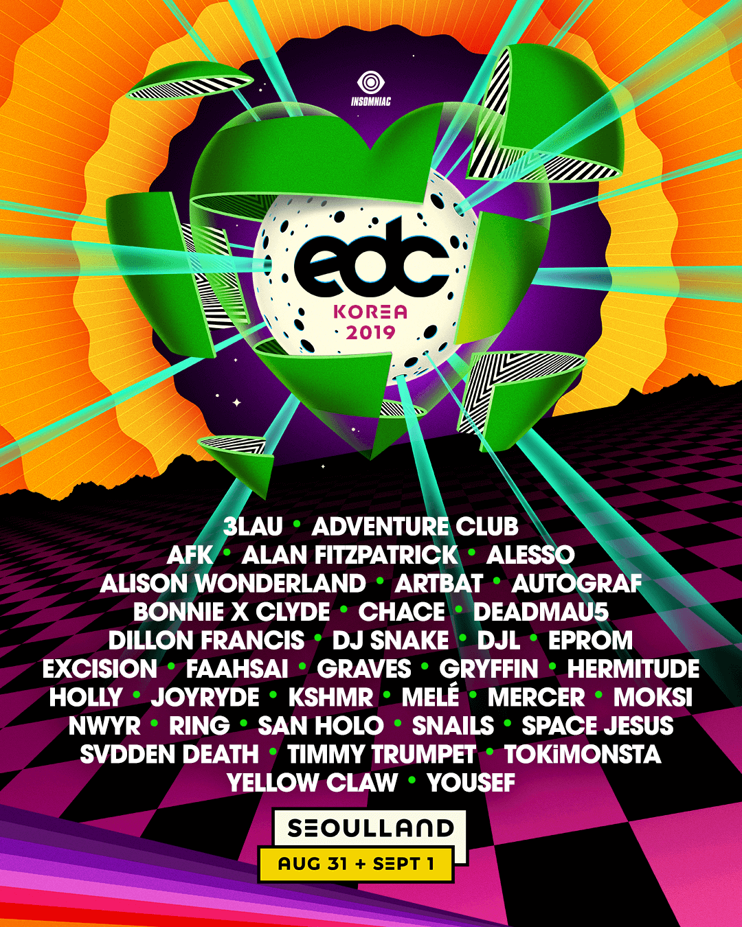 EDC Korea 2019 lineup