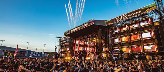 HARD Stage with fireworks