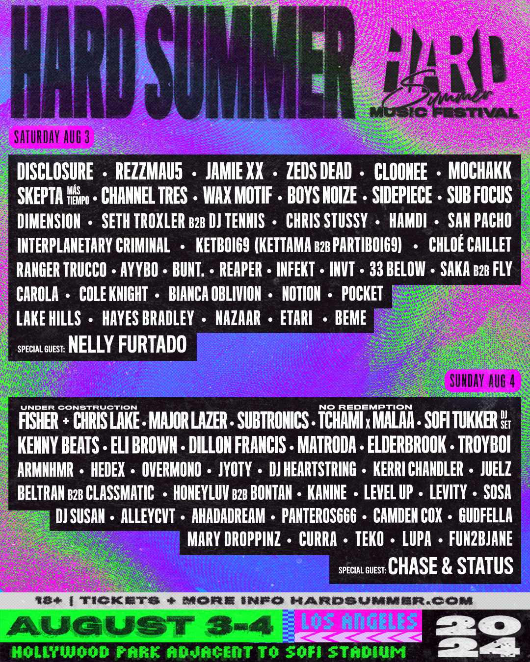 HARD Summer 2024 Lineup