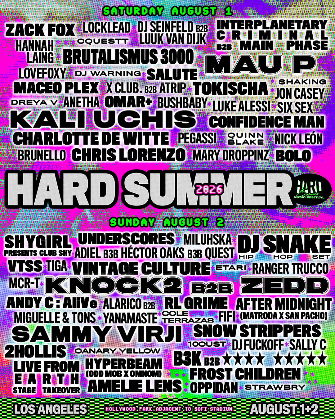Hard Summer Lineup