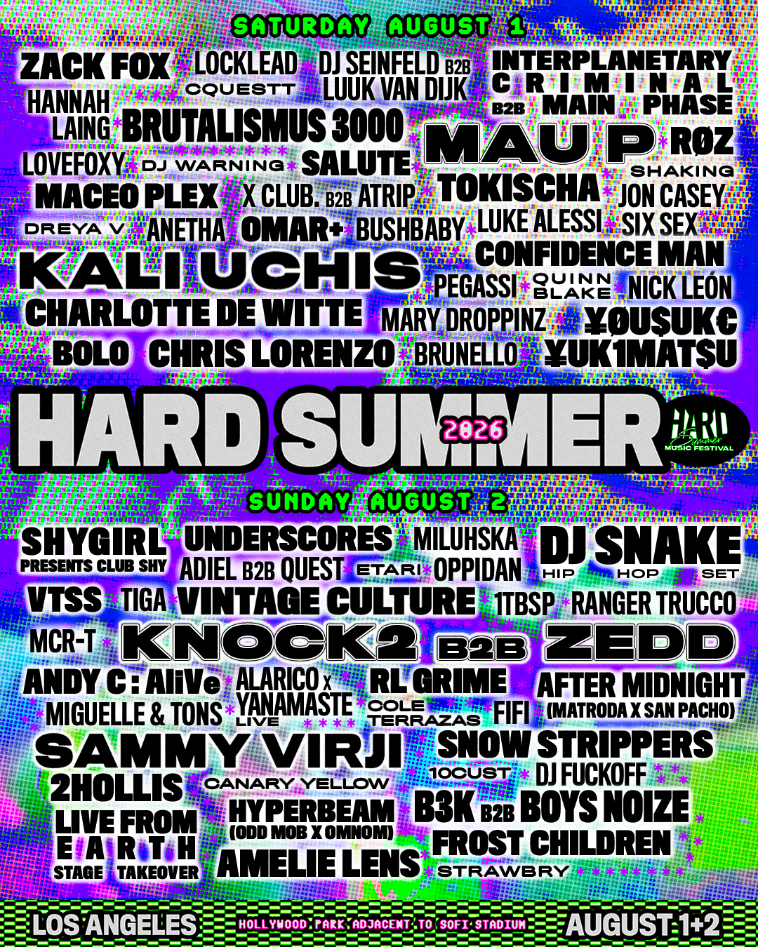 Hard Summer Lineup