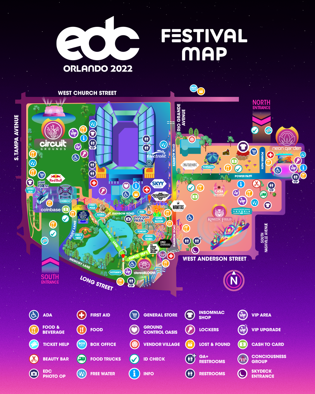 Maps EDC Orlando 2023