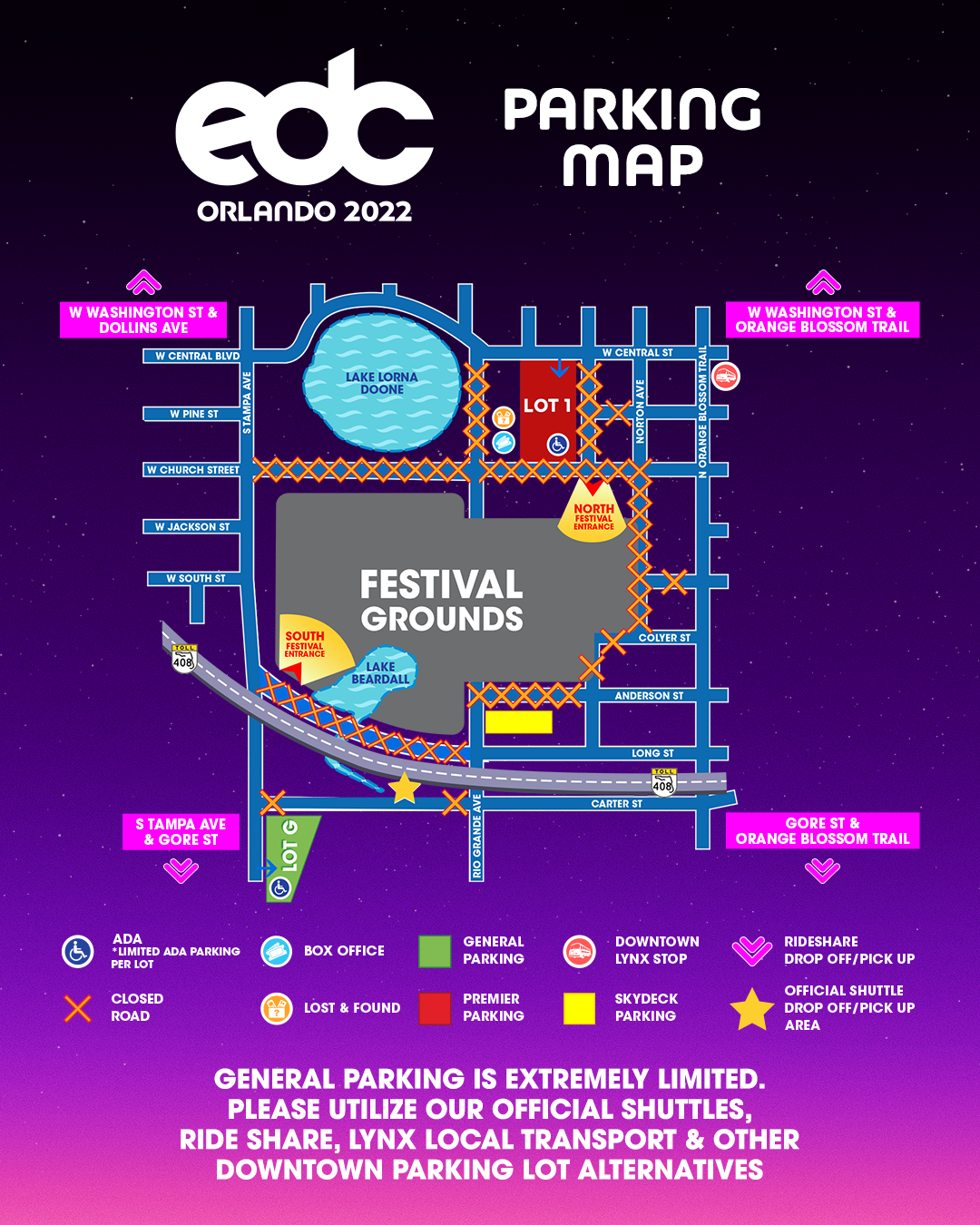 Maps EDC Orlando 2023