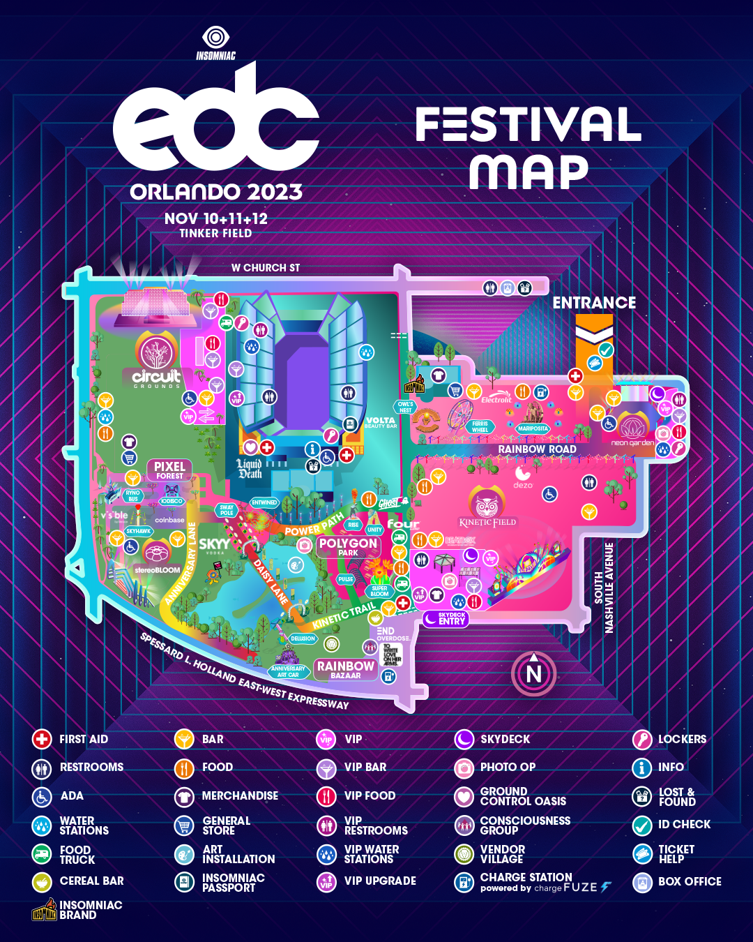 Maps EDC Orlando 2024