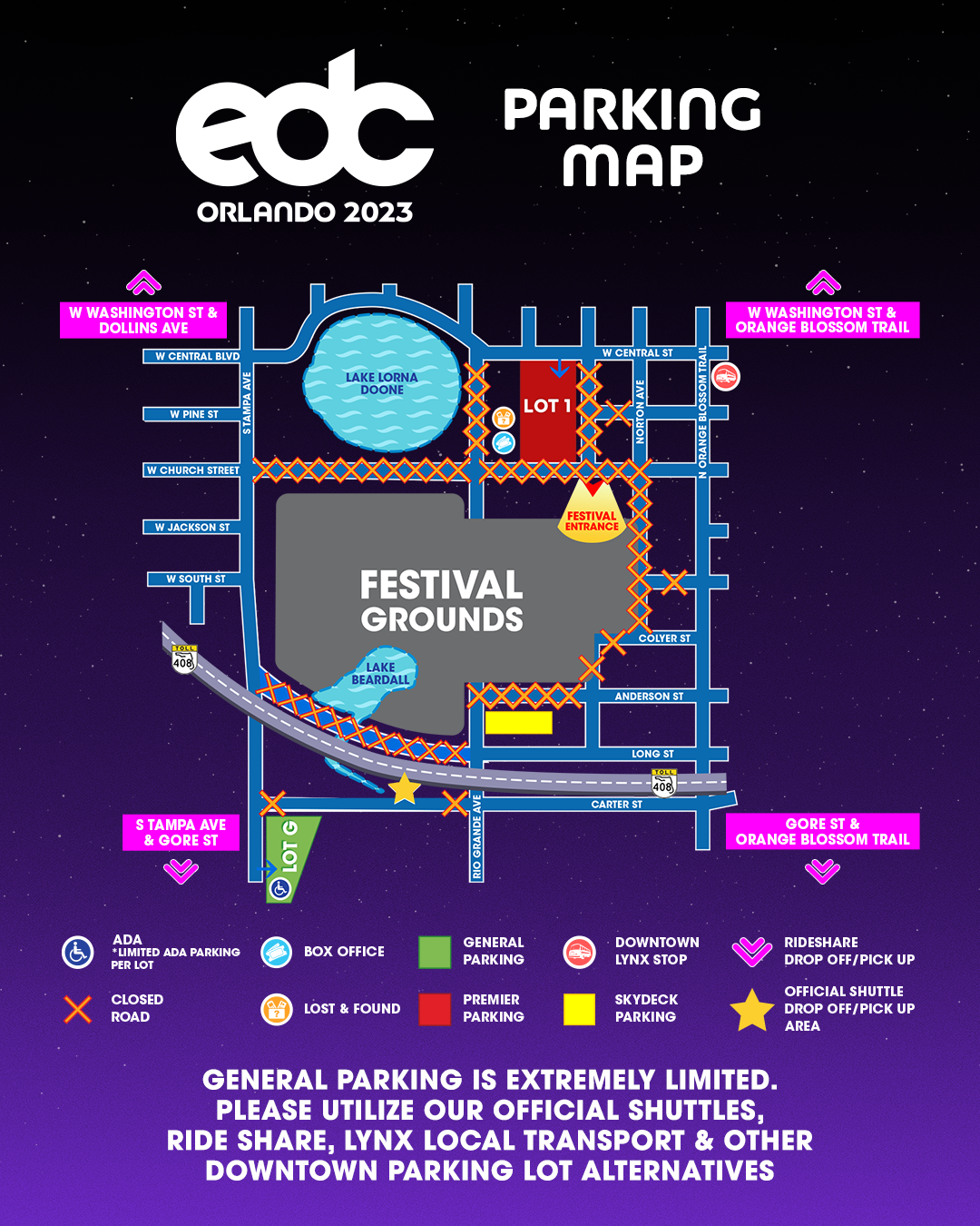 Orlando Park Map