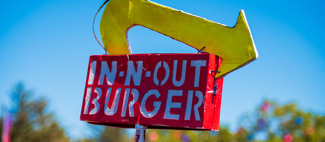 In n Out Burger totem