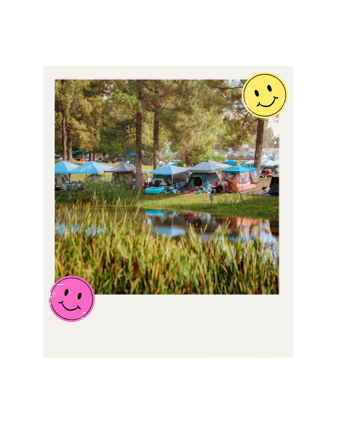 Camping Polaroid