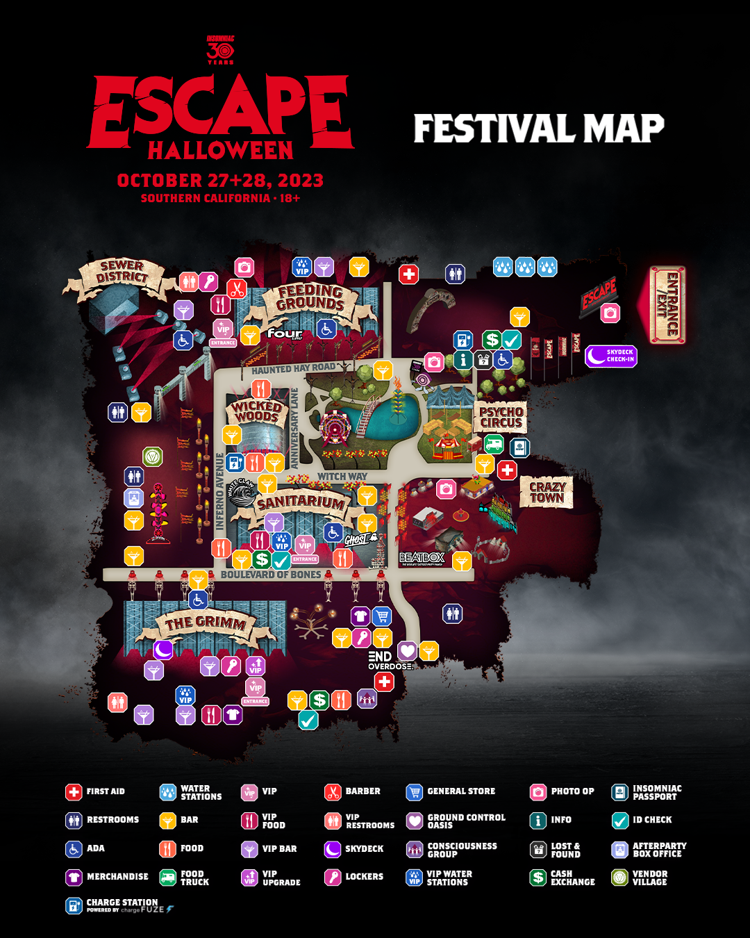 Hours & Info Escape Halloween 2023