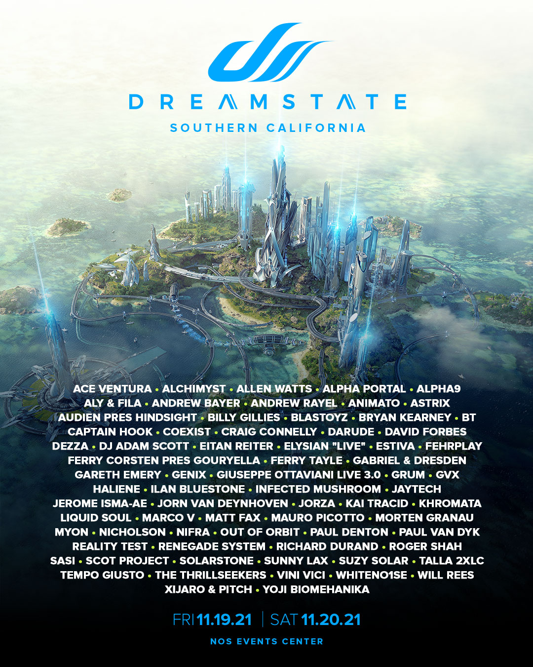 Dreamstate SoCal lineup