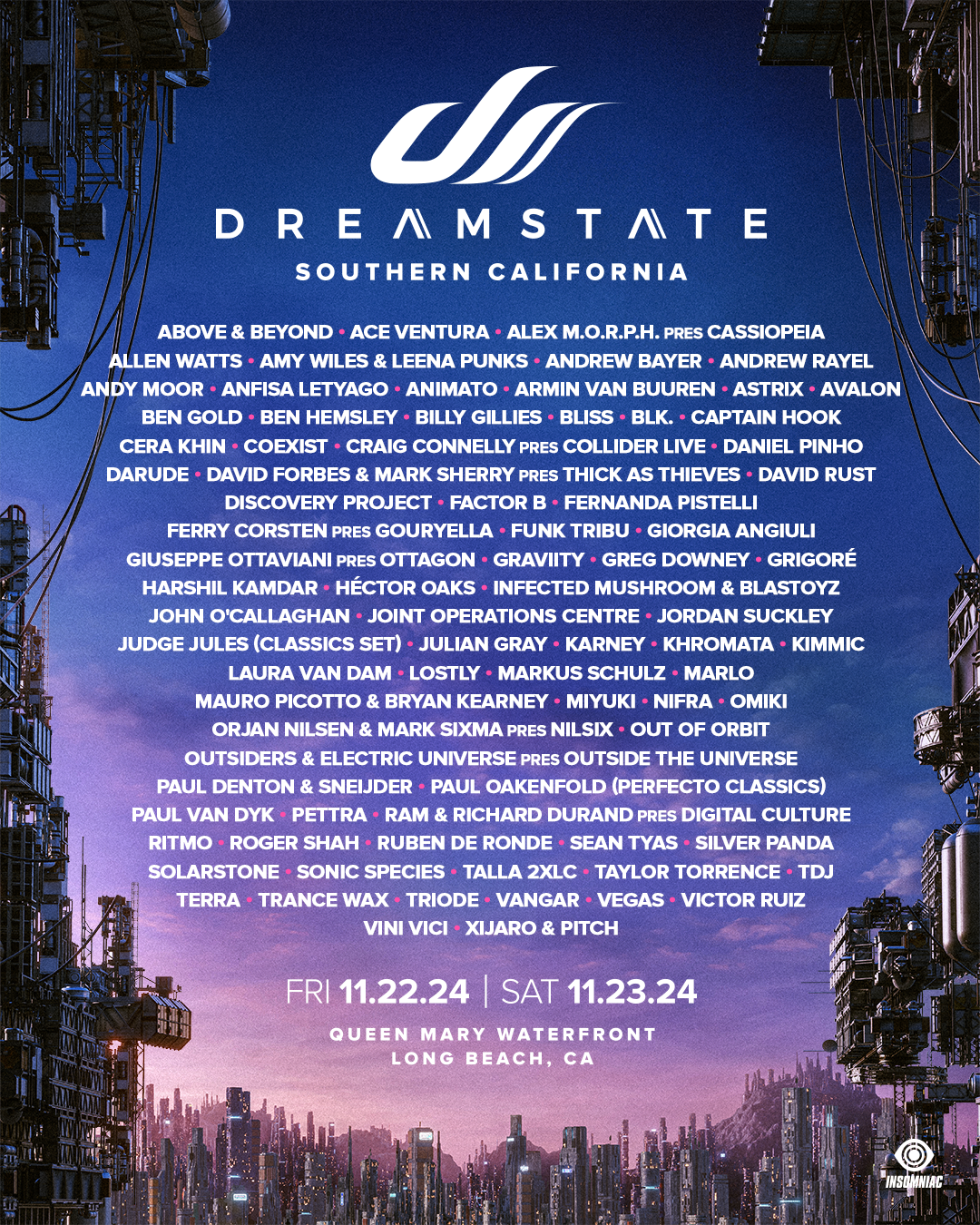Dreamstate 2024 Lineup