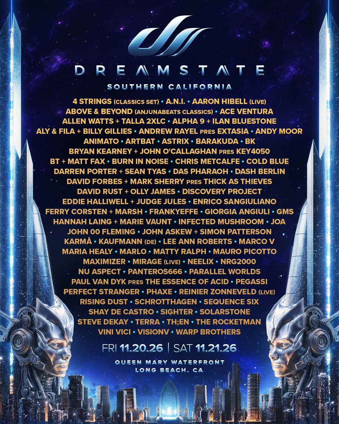 Dreamstate SoCal 2026 Lineup