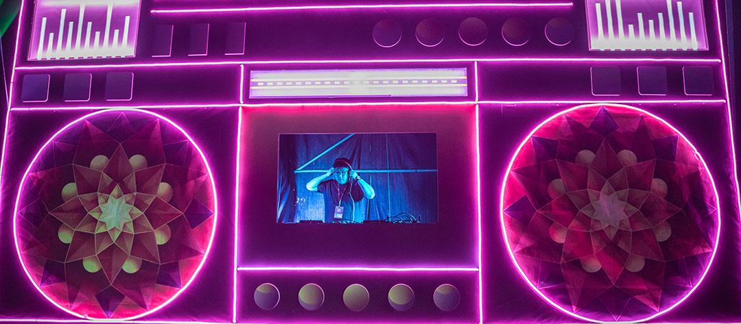 Boombox art car