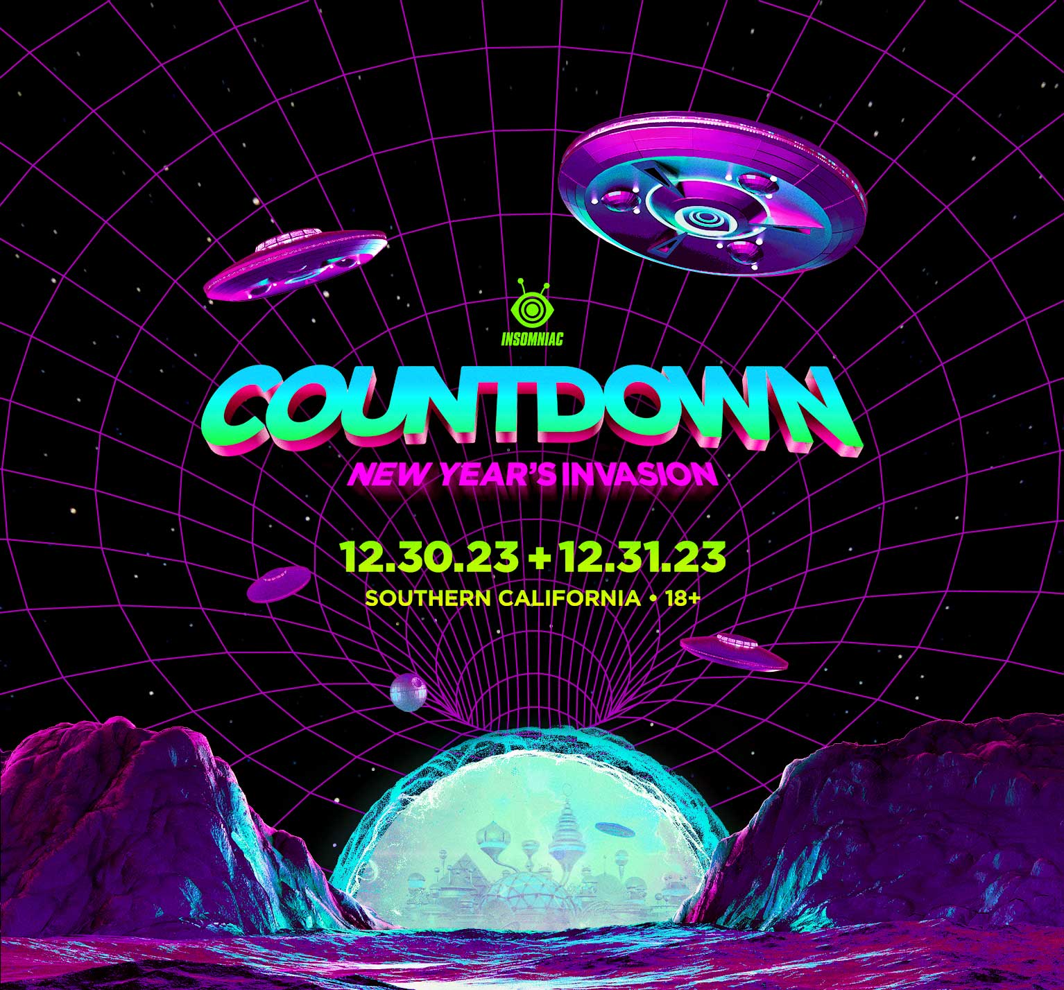 Countdown NYE December 30 December 31, 2023