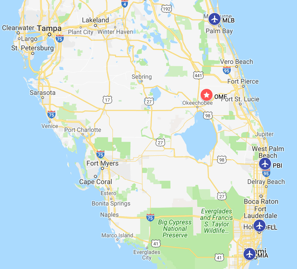 25 Map Of Fl Airports - Online Map Around The World