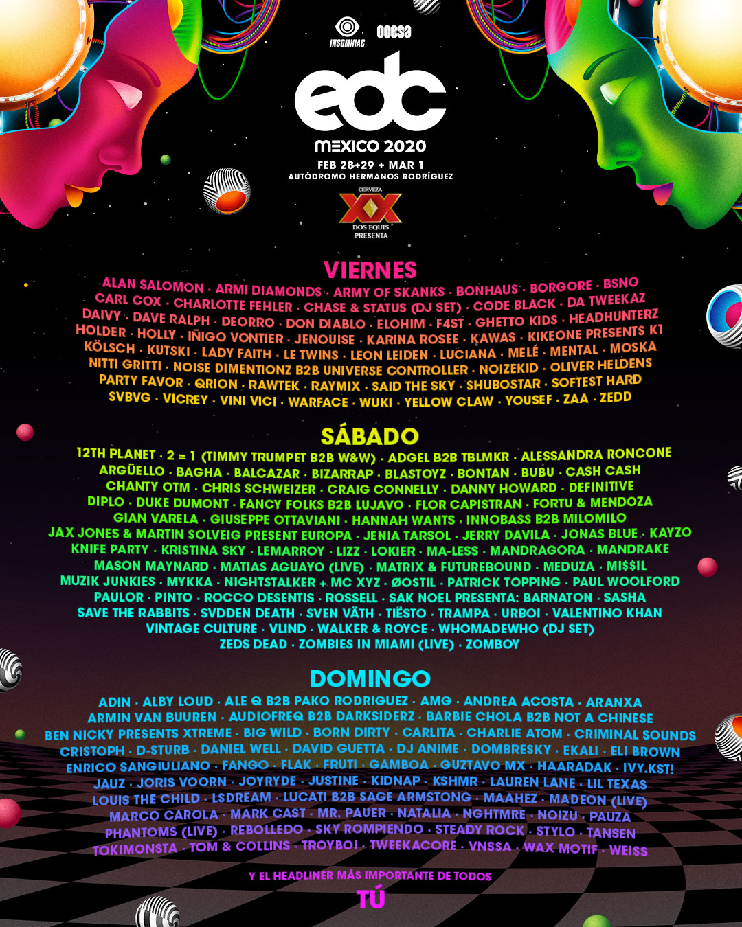 EDC Mexico Lineup